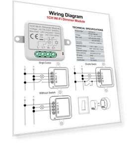 Mini Dimmer Interrupter Remote Control Electric Circuit Smart Breaker Switch — Smart Home Hubs & Controllers, HIMO Group