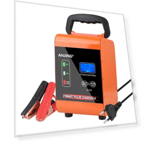 Powerful LED Display Smart Car Battery Charger — Battery Chargers, Rustic Elegance House
