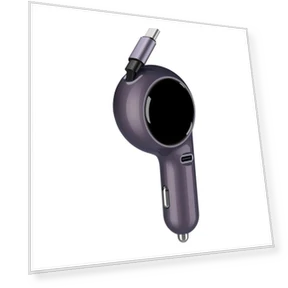 Retractable Car Charger Cable — Chargers, Rustic Elegance House