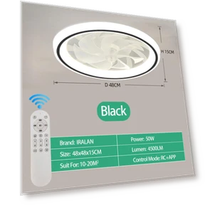 Smart Ceiling Fan With Lights — Ceiling Fans, Luminaire Lighting Mall