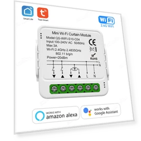 Smart Curtain Switch Module — Smart Home Hubs & Controllers, Super Dream Home