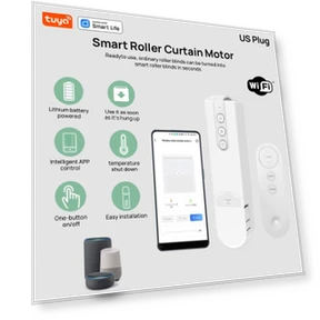 Smart Remote Electric Motorized Blinds Kit — Smart Home Hubs & Controllers, Build My Home