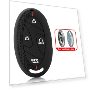 Smart Remote Key Silicone Cover — Key Holders & Accessories, Yueser Car Parts