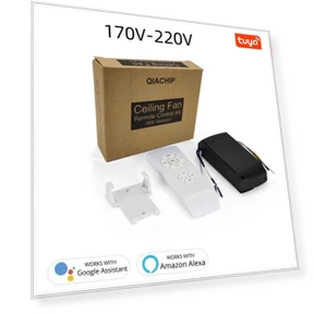 Smart Timing Ceiling Fan Light Remote Controller Kit — Ceiling Fan Wall Controls, Tuya