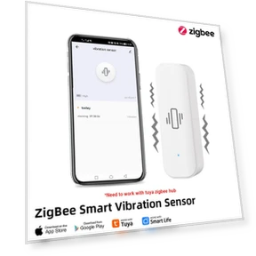 Smart Vibration Sensor — Smart Home Security, Tuya