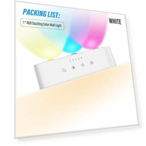 Smart Wall Sconce with USB Rechargeable Remote Control — Wall Lighting, Lntelligent Living Hall