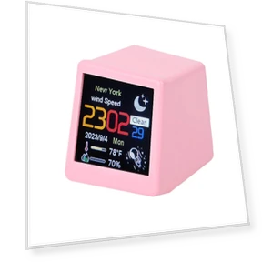 Smart WiFi Weather Station Clock — Weather Monitoring Clocks, Happy Home Mall