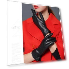 Touchscreen Leather Gloves — Gloves, Female s