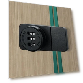 3-Digit Code Lock — Padlocks & Hasps, Super Dream Home