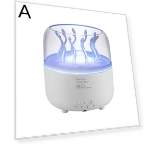 Aromatherapy Device 'Jellyfish', Air Humidifier with Colorful Atmosphere, Light, and Smart Timer Function — Air Moisturizers, Kithchen MR