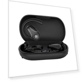 Bluetooth Headphones with Rotating Hook — Over-Ear Headphones, QUEED