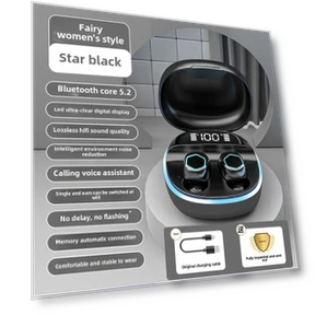 Bluetooth Headset — In-Ear Headphones, QUEED