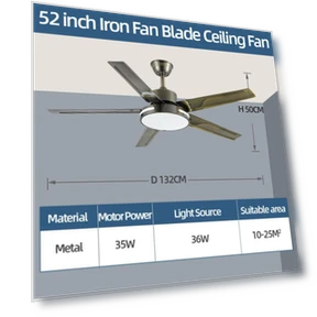 Modern ceiling fan with light — Ceiling Fans, Seahorse Home