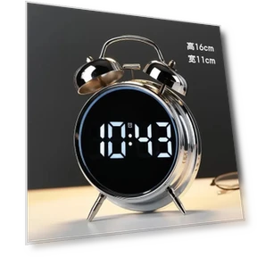 Multifunctional Expressive Alarm Clock with Night Light — Alarms & Clocks, Simplistic Living Home