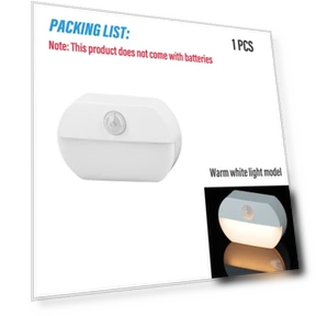 Night Light with Body Sensor — Night Lights, Build My Home