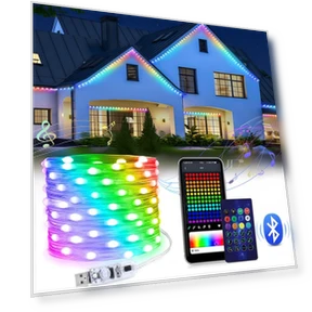 Outdoor Smart LED RGBIC Strip Lights — LED Strips, AE Selection