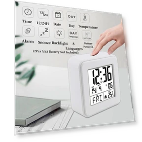 Portable Mini Digital Alarm Clock — Alarms & Clocks, DC-HOME-4