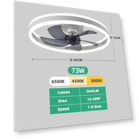 Smart Ceiling Fan with Light — Ceiling Fans & Accessories, Seahorse Home