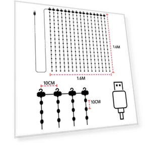 Smart Curtain Bluetooth LED — String Lights, AE Selection