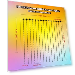 Smart LED Window Curtains — Treatment Sets, AE Selection
