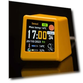 Smart WiFi Weather Station Clock — Clocks, Wrigleys