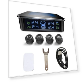 Solar Car Tire Pressure Monitor — TPMS Sensor Replacements, Simplistic Living Home