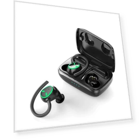 Sports Bluetooth Earbuds — In-Ear Headphones, QUEED