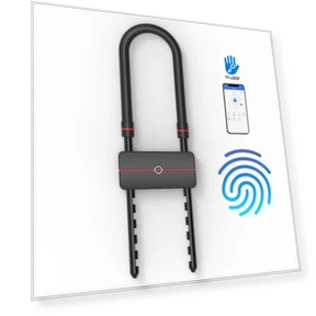 Waterproof Bluetooth APP Control U-Shaped Electronic Bike Lock — U-Lock, Super Dream Home