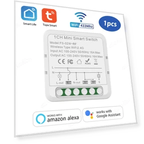 WiFi Smart Switch 16A Mini Breaker Relay — Smart Home Hubs & Controllers, Super Dream Home