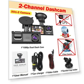 3-channel car DVR WIFI Dash Cam — Dashboard Cameras, Auto Accessories Home