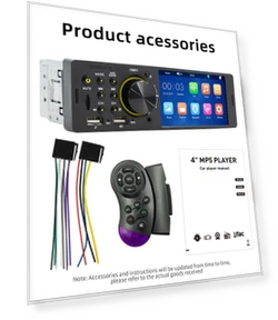 4-inch Car Radio with Touchscreen — Car Installation Essentials, Auto Launcher