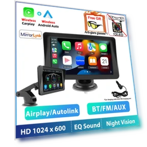 7-inch Portable Touchscreen Car Radio Receiver — Stereo Receivers, Auto Accessories Home