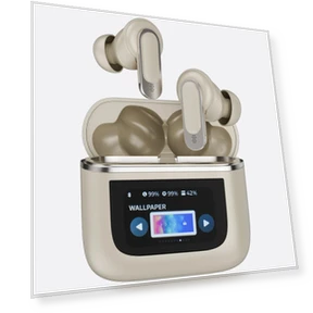 ANC Wireless Headphones with LED Display — In-Ear Headphones, NIYE