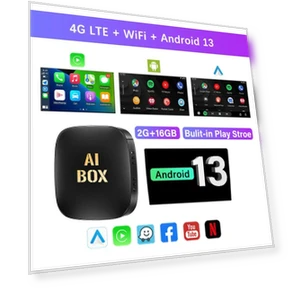 Android 13 Ai Box for Wireless Carplay Android Auto Adapter — Car Installation Essentials, Auto Launcher