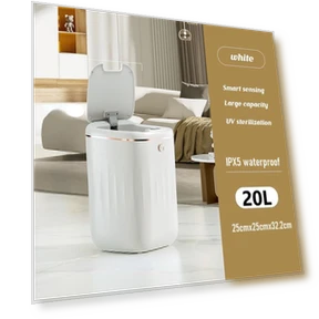 Automatic Trash Can with UV Light — Kitchen Cans, DC-HOME-4