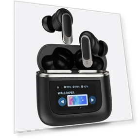 Bluetooth Headphones with Wireless Charging Case — Wireless Headsets for Powersports, Plus-size underwear Home