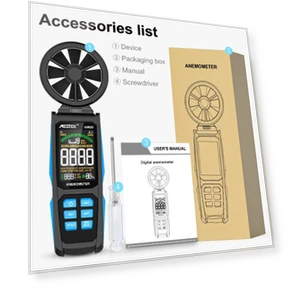 Digital Anemometer — Wind Speed Gauges, DC-HOME-4