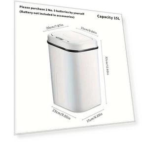 Electric Smart Trash Can — Kitchen Cans, World Auto Parts