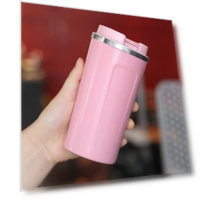 Portable Smart Temperature Measuring Thermos Cup — Beverage Warmers, Indoor Furniture