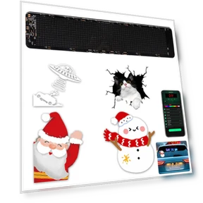 Programmable Smart LED Panel Pixels Matrix Display — Dot Matrix Modules, Cars Auto Home