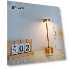Retro LED Rechargeable Touch Desk Lamp — Desk & Table Lighting, World Auto Parts