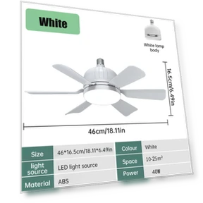 Smart Ceiling LED Light with Fan — Overhead Lighting, Lntelligent Living Hall