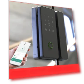 Smart Glass Door Lock — Smart Home Security, Auto Launcher