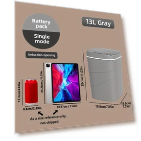 Smart Touchless Trash Bin — Kitchen Cans, World Auto Parts