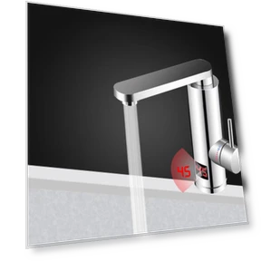 Touch Faucet with Electric Shower — Instant Hot Water Solutions, DC-HOME-4