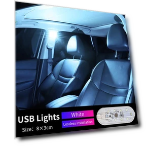 USB Sensor Rechargeable Touch LED Lamp — Courtesy Lamp, Cars Auto Home