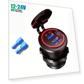Waterproof Car USB Charger — Chargers, NyPhoenix Auto