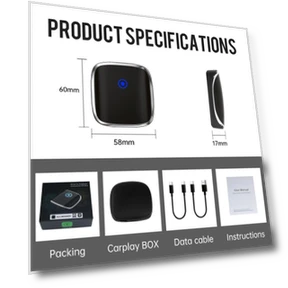 Wireless CarPlay Android Auto Adapter — Phone Accessories, Auto Launcher