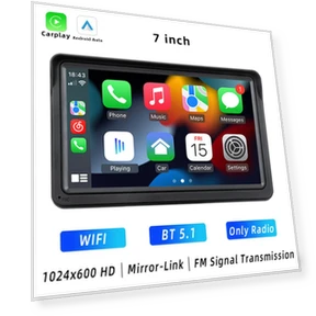 Wireless CarPlay Android Auto Car Multimedia Receiver — Stereo Receivers, Auto Launcher