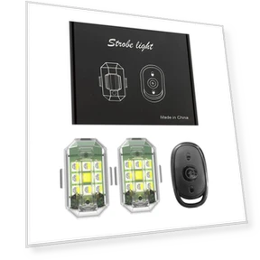 Wireless LED Strobe Lights — Vehicle Safety Signals, RuJia Home Decor